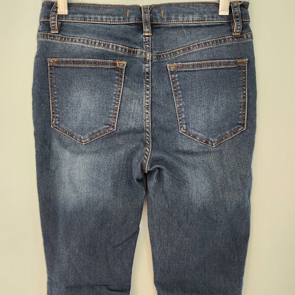 Womens Free People Jeans Blue Denim Stretch Slim Fit Size 26x26 EUC - Picture 5 of 11